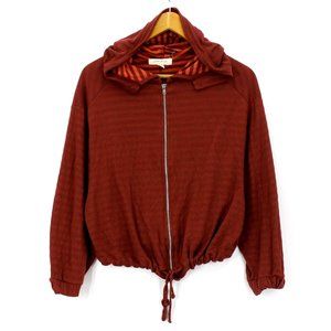 Painted Threads Hoodie Sweatshirt Women's Casual Red Pullover Long Sleeve XS